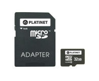 PLATINET Karta pamięci microSD 32GB + Adapter SD Class 10 High Speed - 1438389 - zdjęcie 2